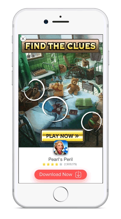 Interstitial Mobile Ad Placement GIF via chartboost.com/blog